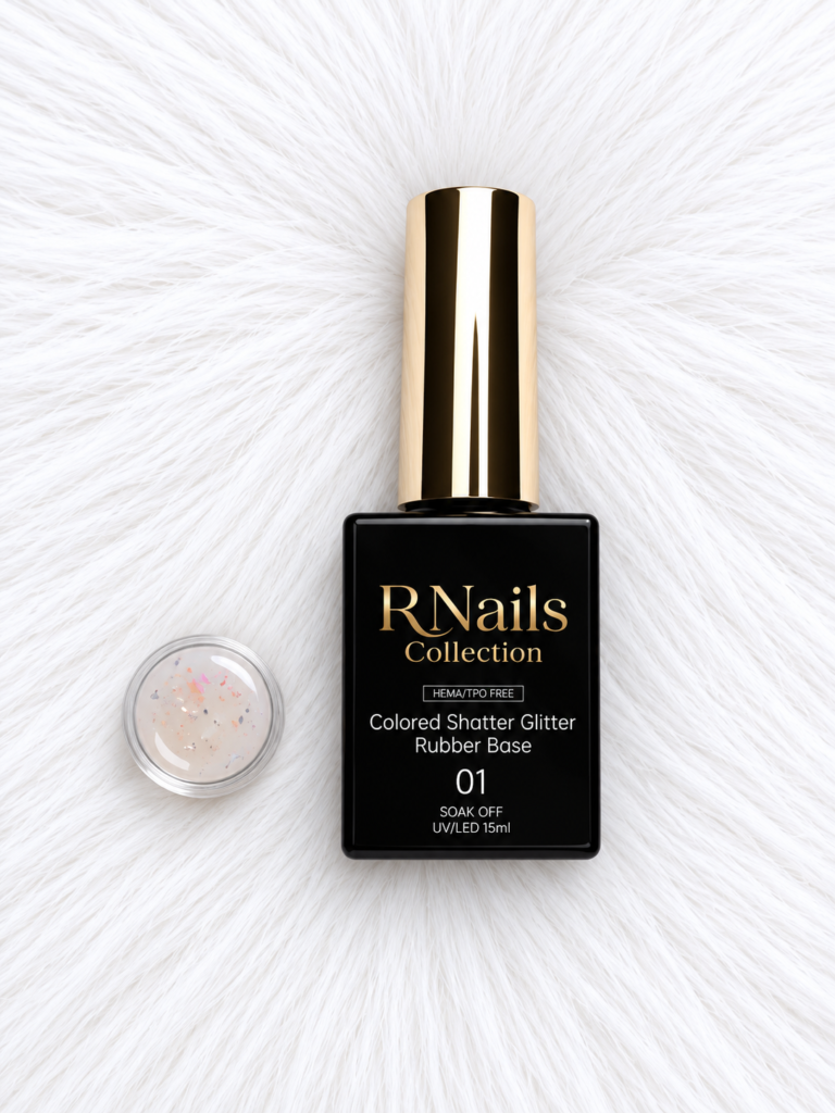 RNAILS COLLECTION Rubber Base Shatter Glitter 01